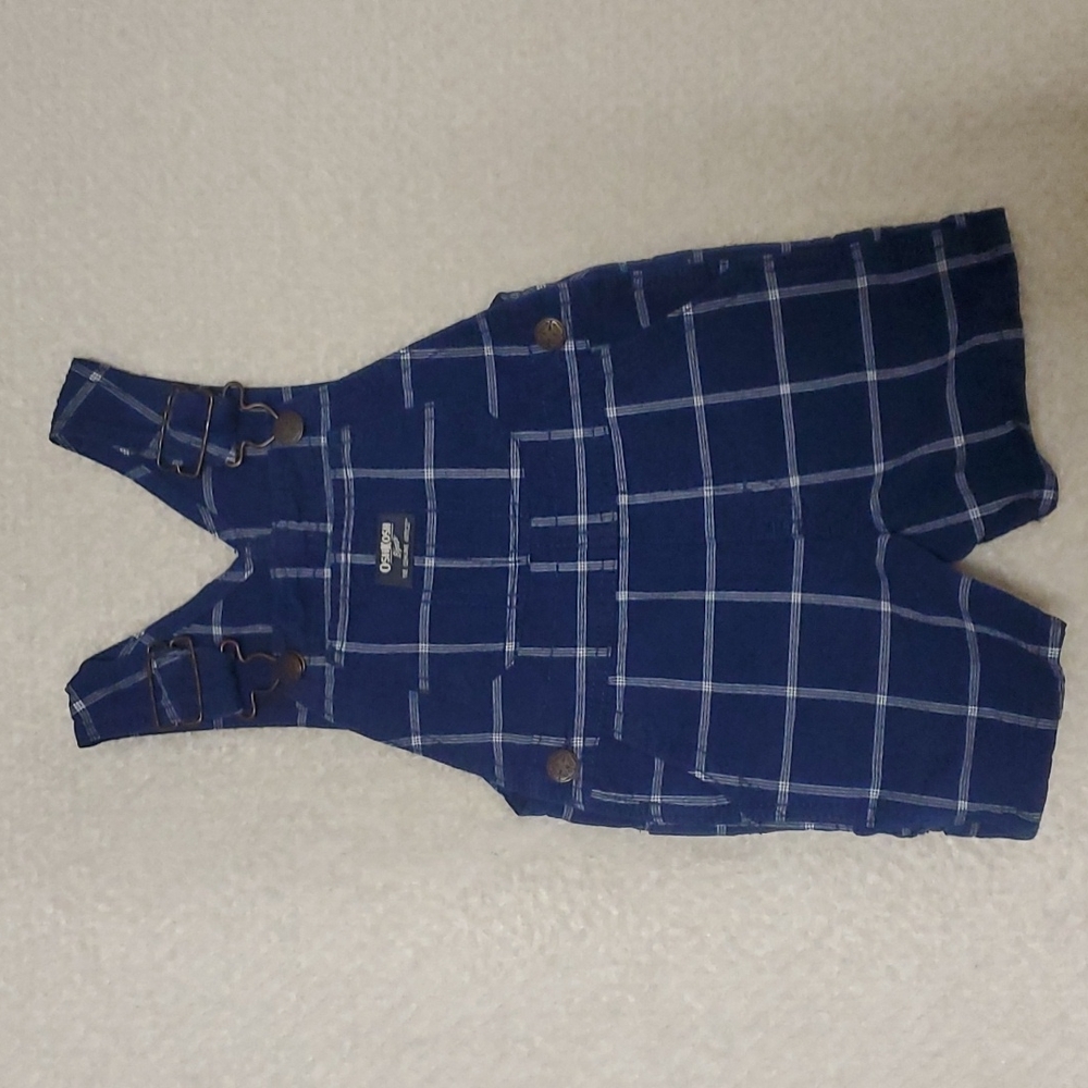 OshKosh Overalls 2T Navy Check